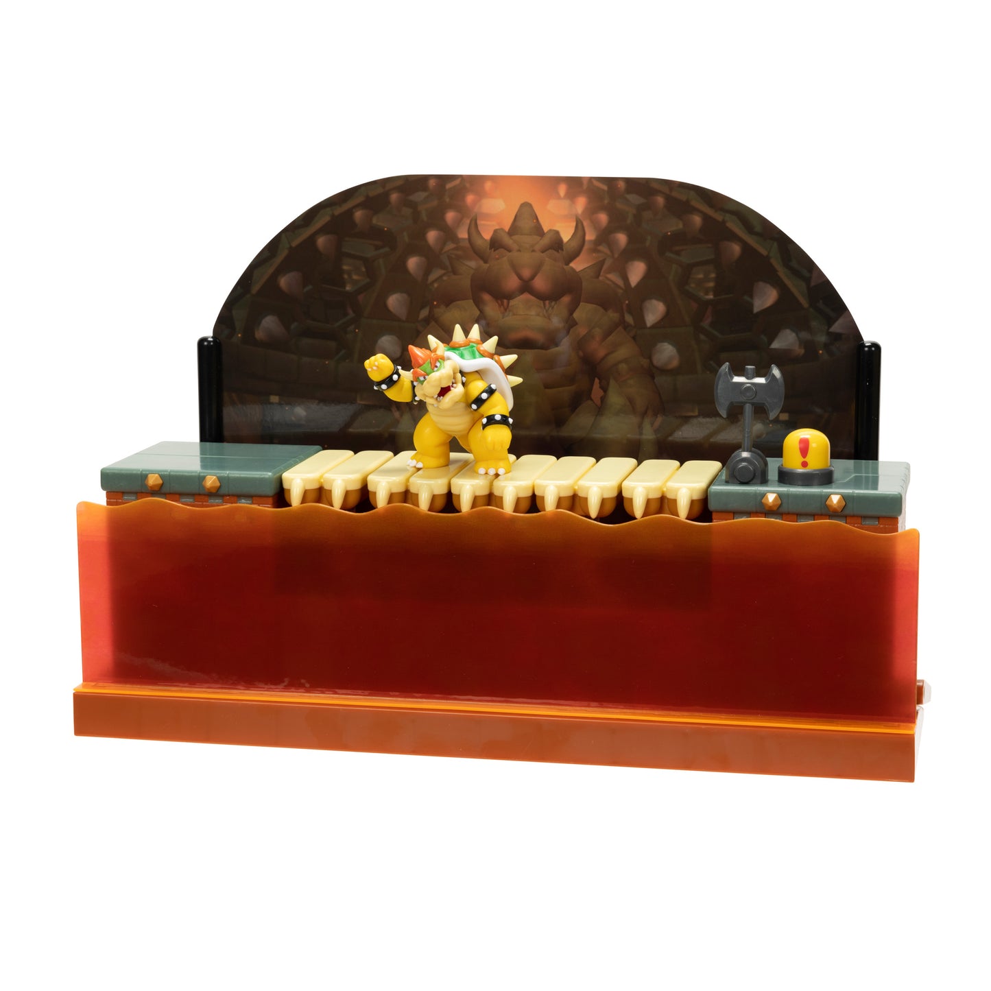 Nintendo Super Mario Deluxe Bowser Battle Playset with Bowser Figure