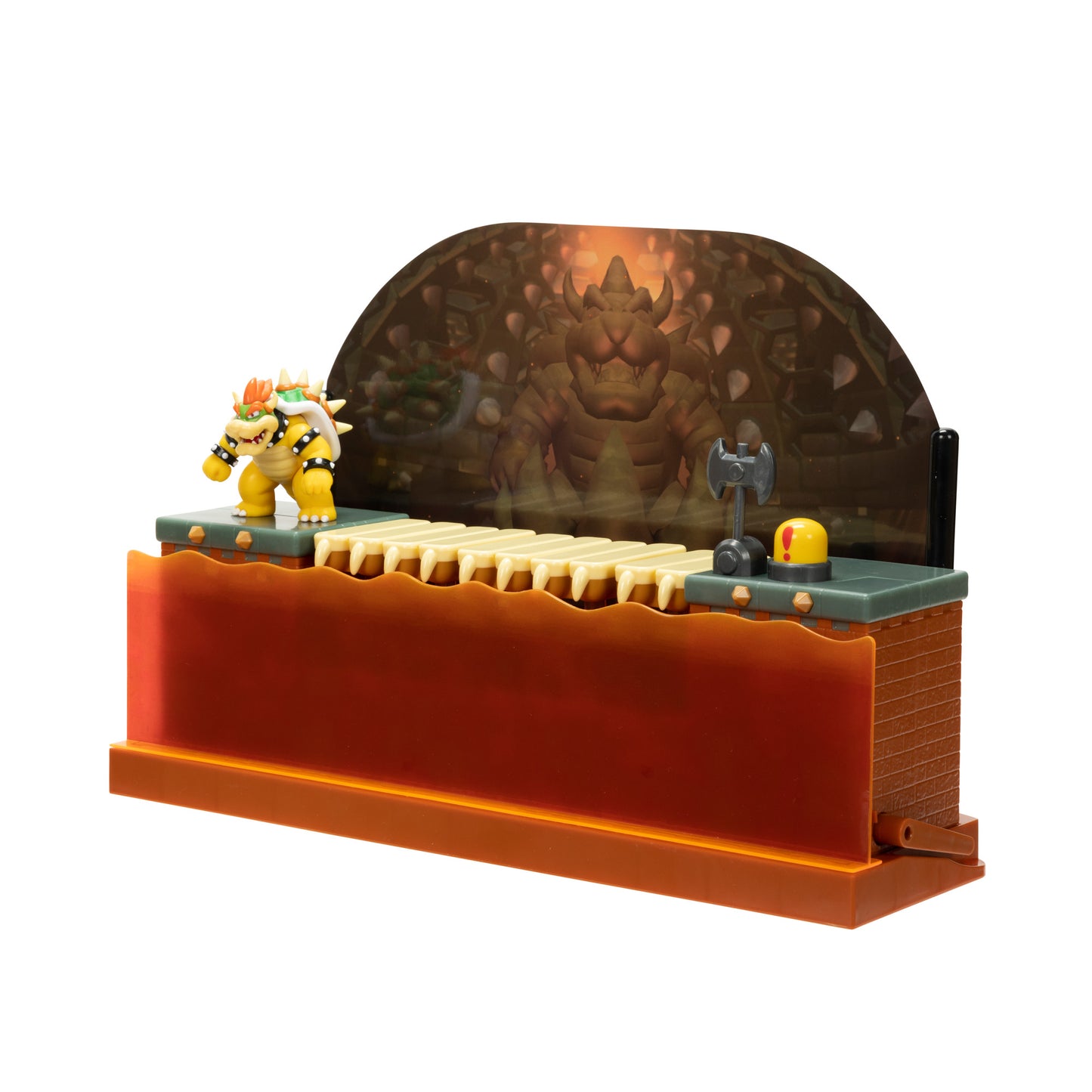 Nintendo Super Mario Deluxe Bowser Battle Playset with Bowser Figure