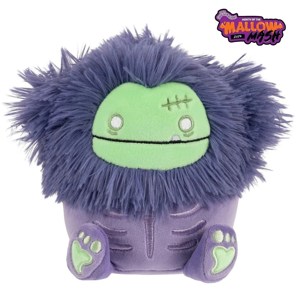 Squishmallows Benny the Zombie Bigfoot 12 inch Rare Mallow Mash Series