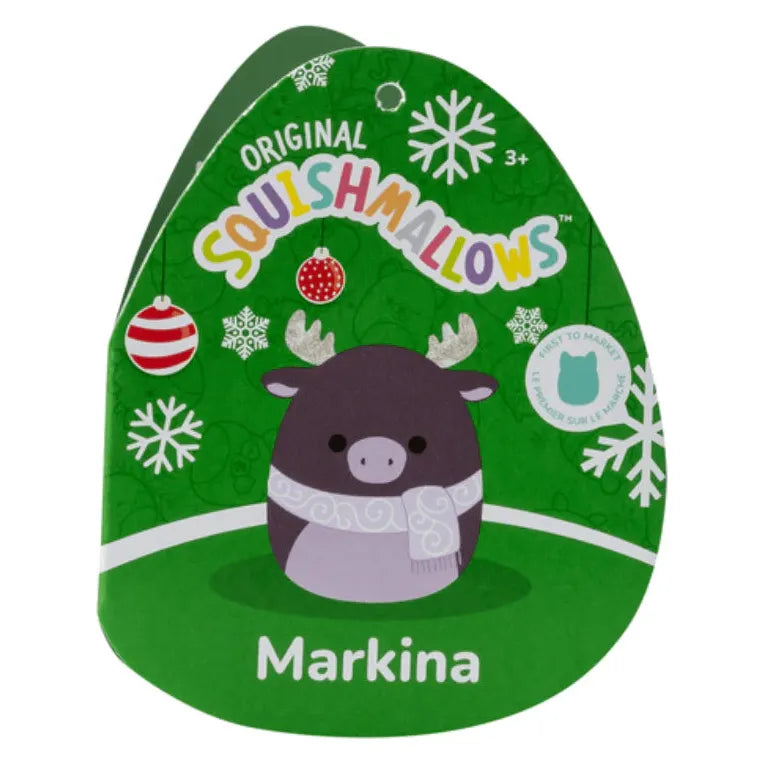 Squishmallows Markina the Moose with Scarf 7.5 Inch