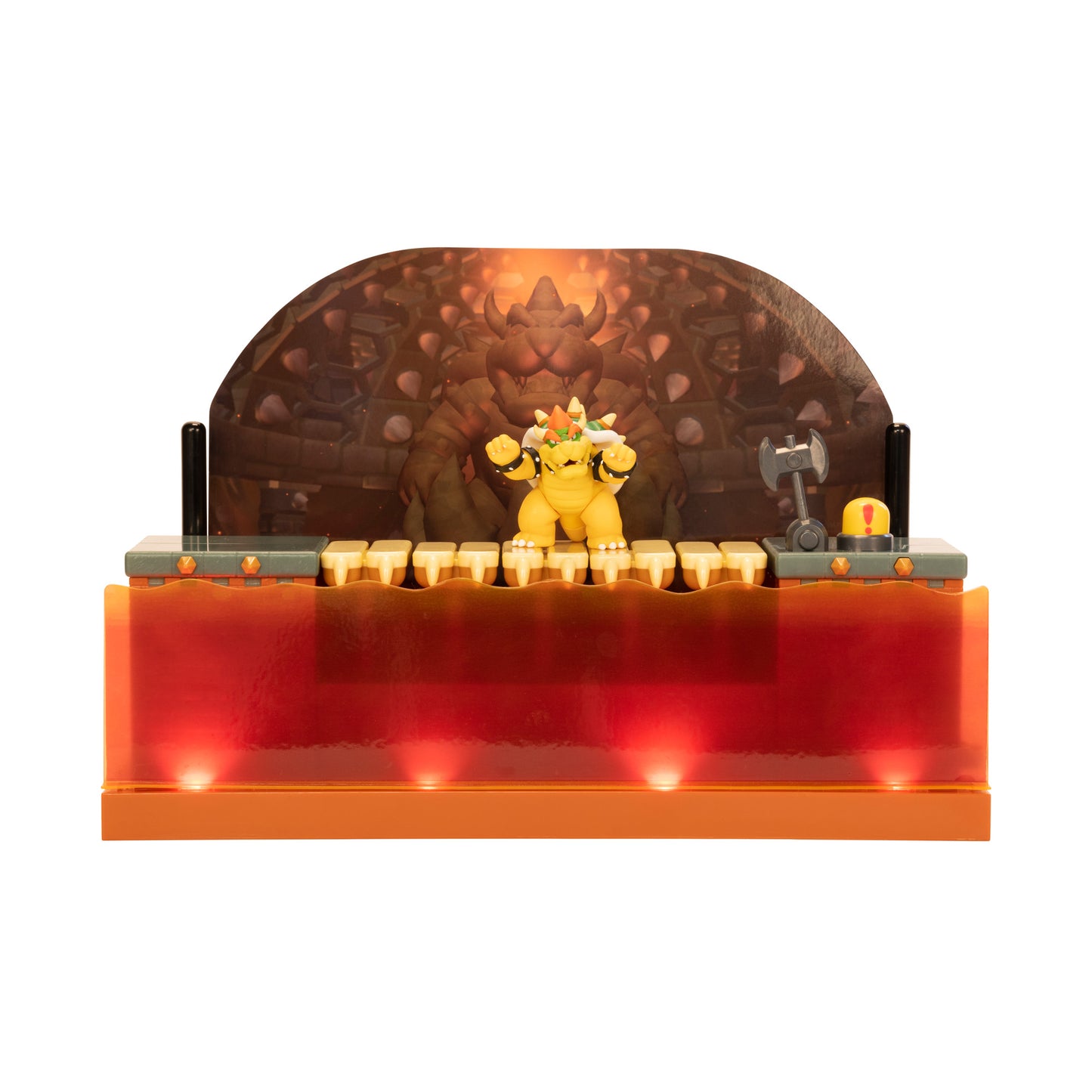 Nintendo Super Mario Deluxe Bowser Battle Playset with Bowser Figure
