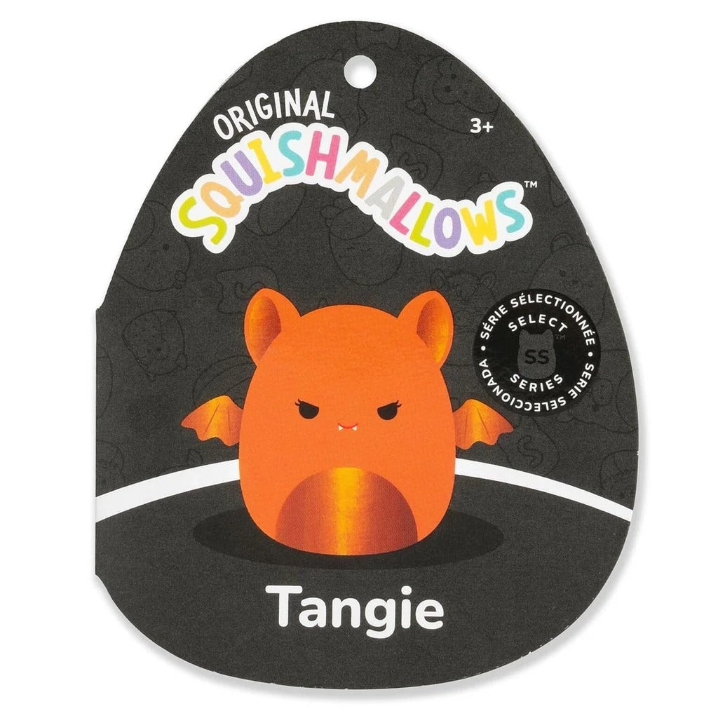 Squishmallows Tangie the Orange Bat 8 Inch Rare Select Series