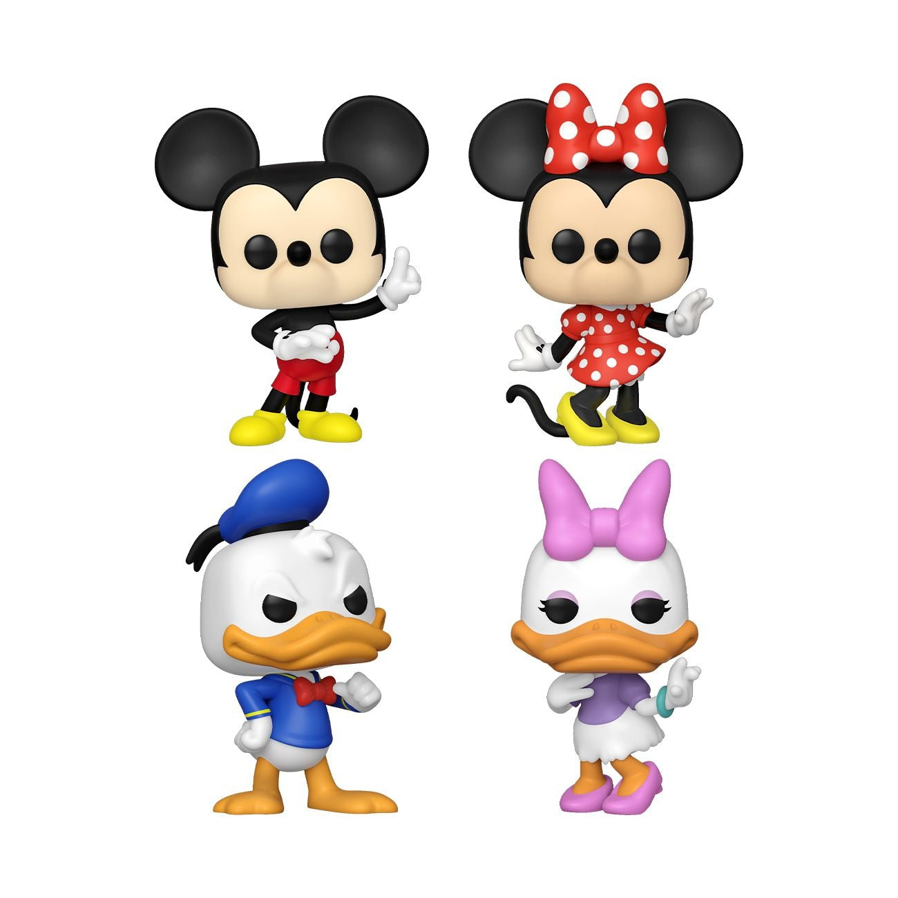 Funko Pop 4 Pack Disney 100 Anniversary Mickey Minnie Donald Daisy Walmart Exclusive