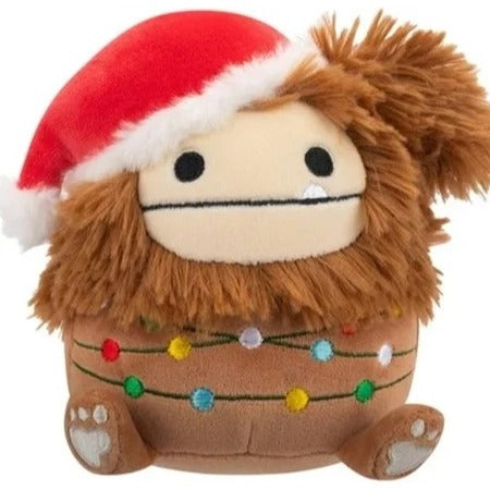 Squishmallows Benny the Bigfoot With Lights and Santa Hat 5 Inch