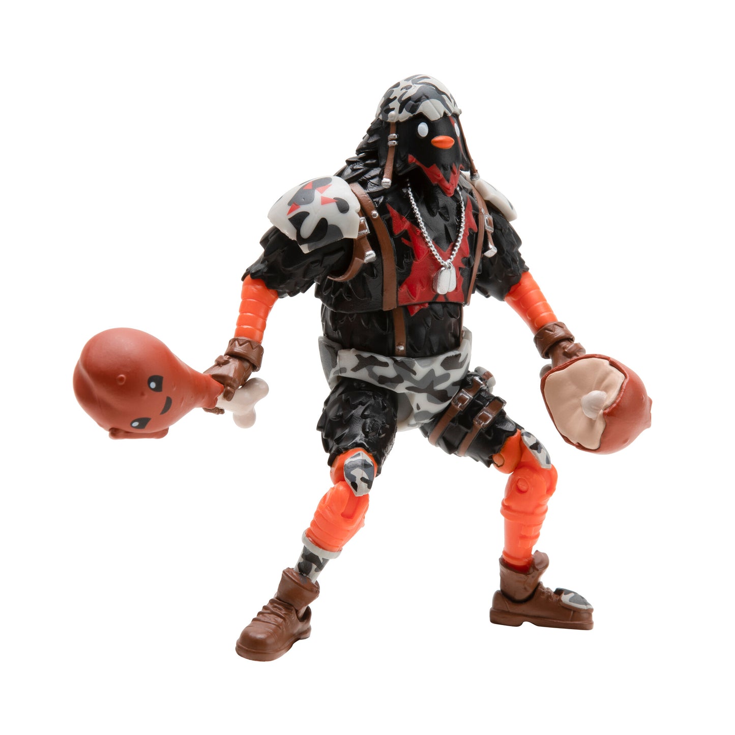 Fortnite Cluck Eggsplosive 4 Inch Figure with 28 Points of Articulation