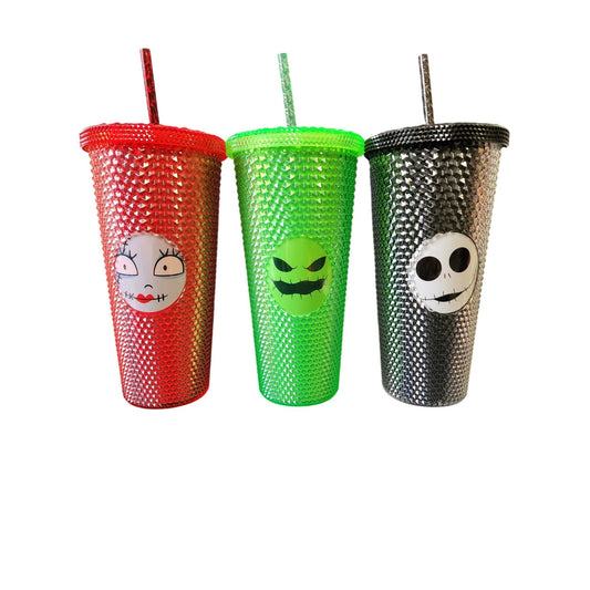 Disney's Nightmare Before Christmas Studded Textured Tumblers Set of 3