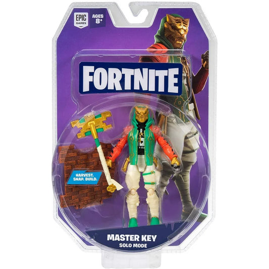 Fortnite Master Key 4 Inch Figure with 28 Points of Articulation