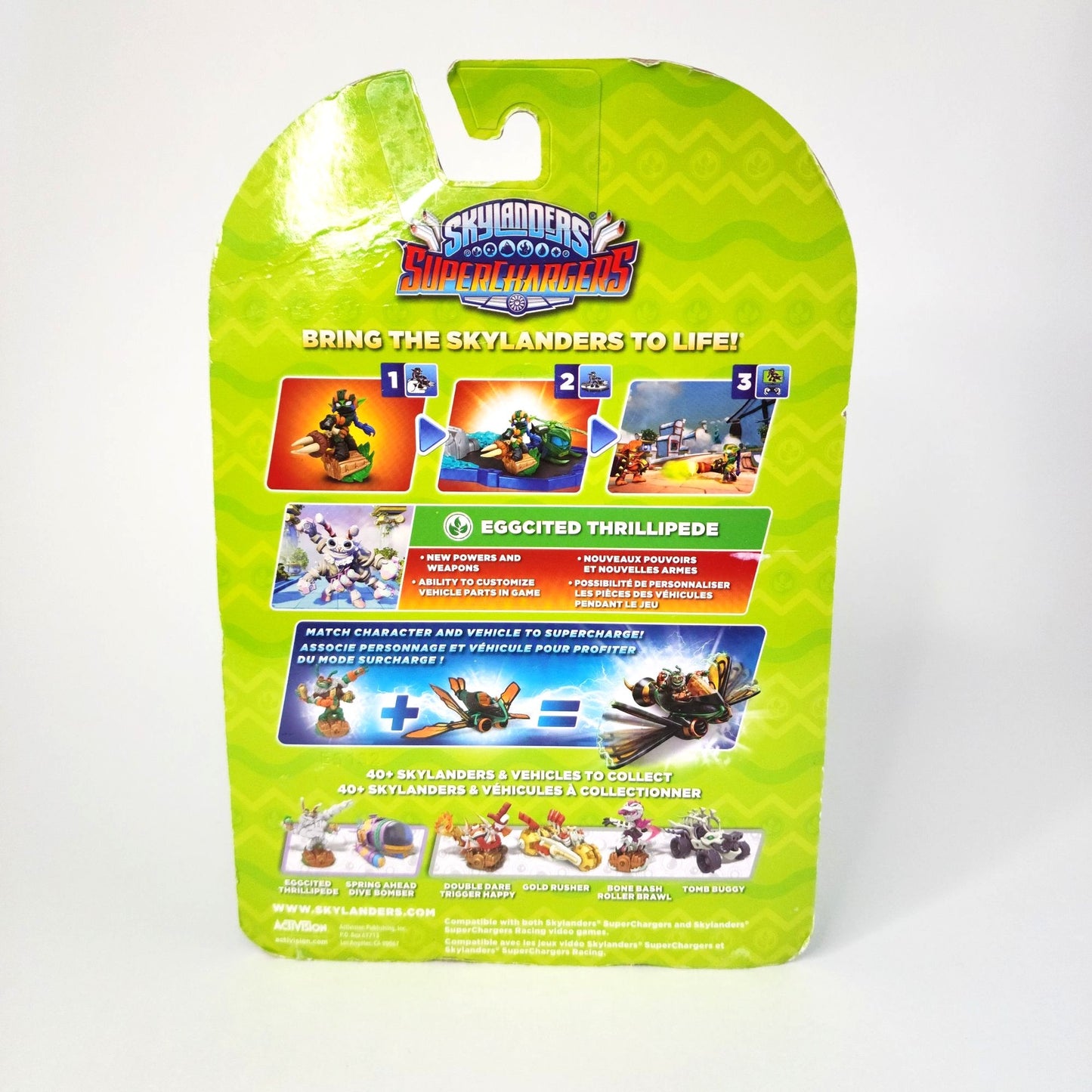 Skylanders SuperChargers Eggcited Thrillipede Collectible