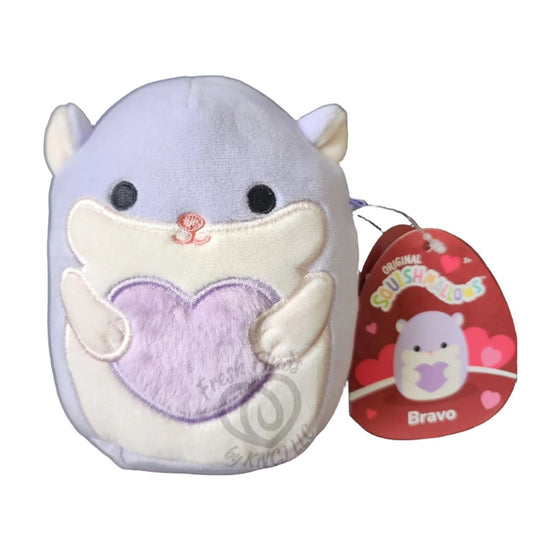 Squishmallows Bravo the Hamster 5 Inch Valentine's Exclusive