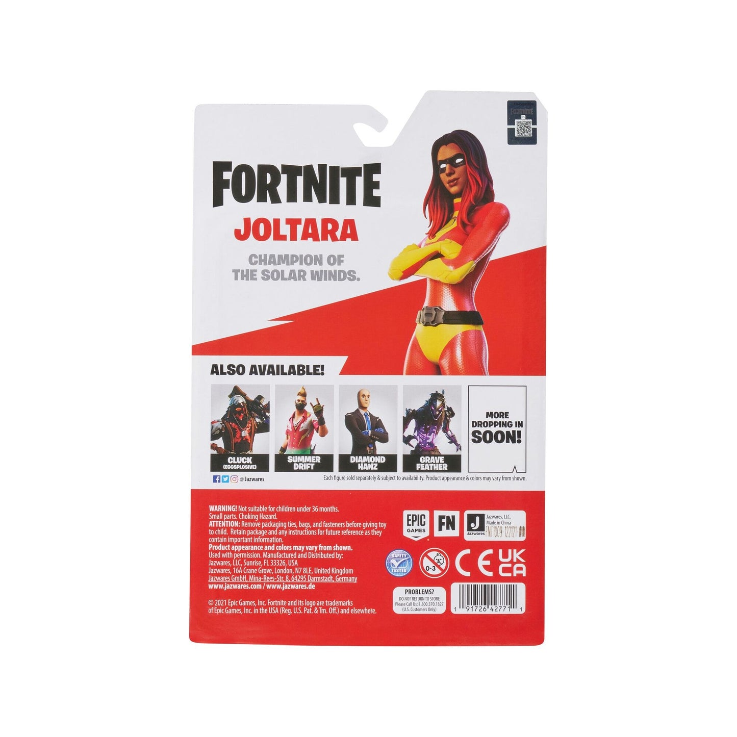 Fortnite Joltara 4 Inch Figure with 28 Points of Articluation