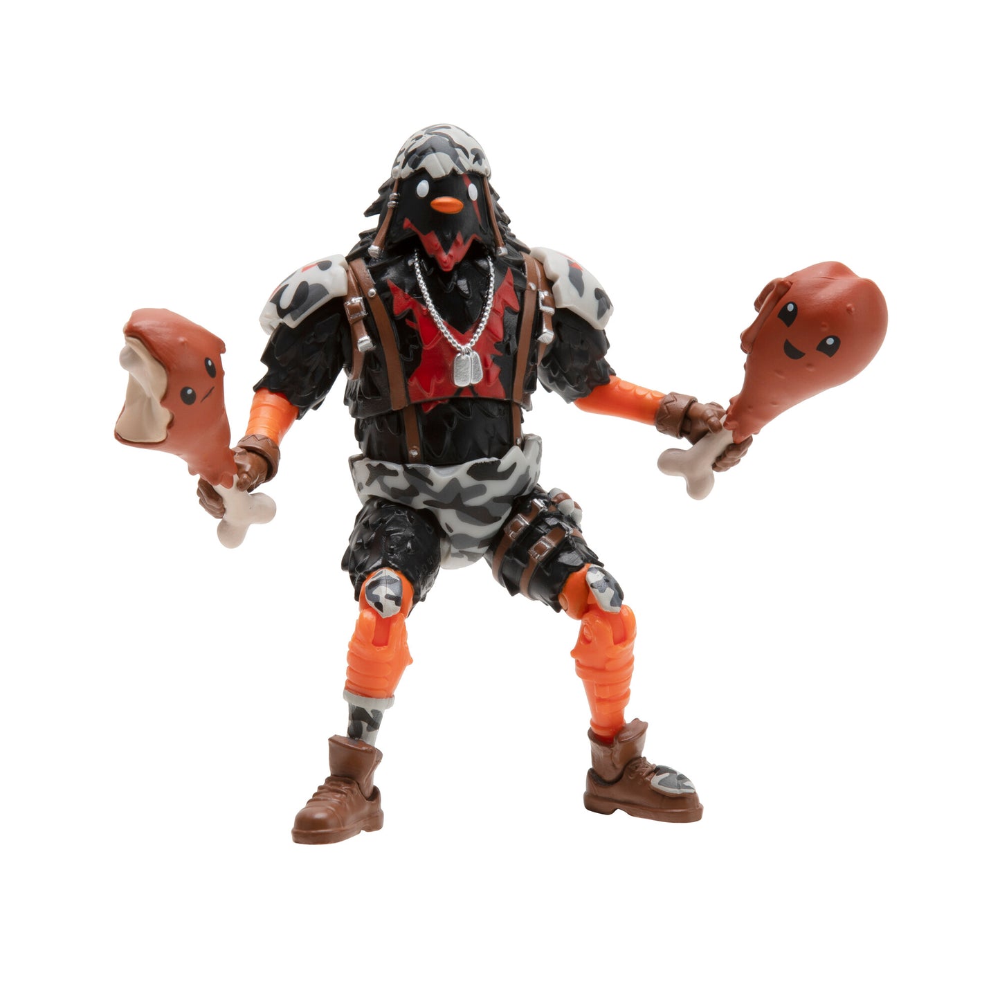 Fortnite Cluck Eggsplosive 4 Inch Figure with 28 Points of Articulation