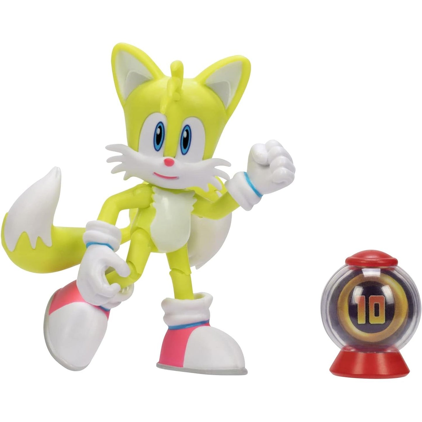 Sonic The Hedgehog Action Figure Tails with Ring Collectible 30th Anniversary Exclusive