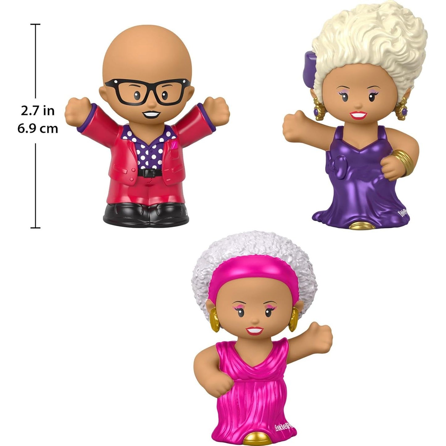 Little People Collector Rupaul Special Edition Set, 3 Figures in a Display Box by Fisher Price