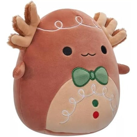 Squishmallows Den the Gingerbread Axolotl 8 Inch Exclusive