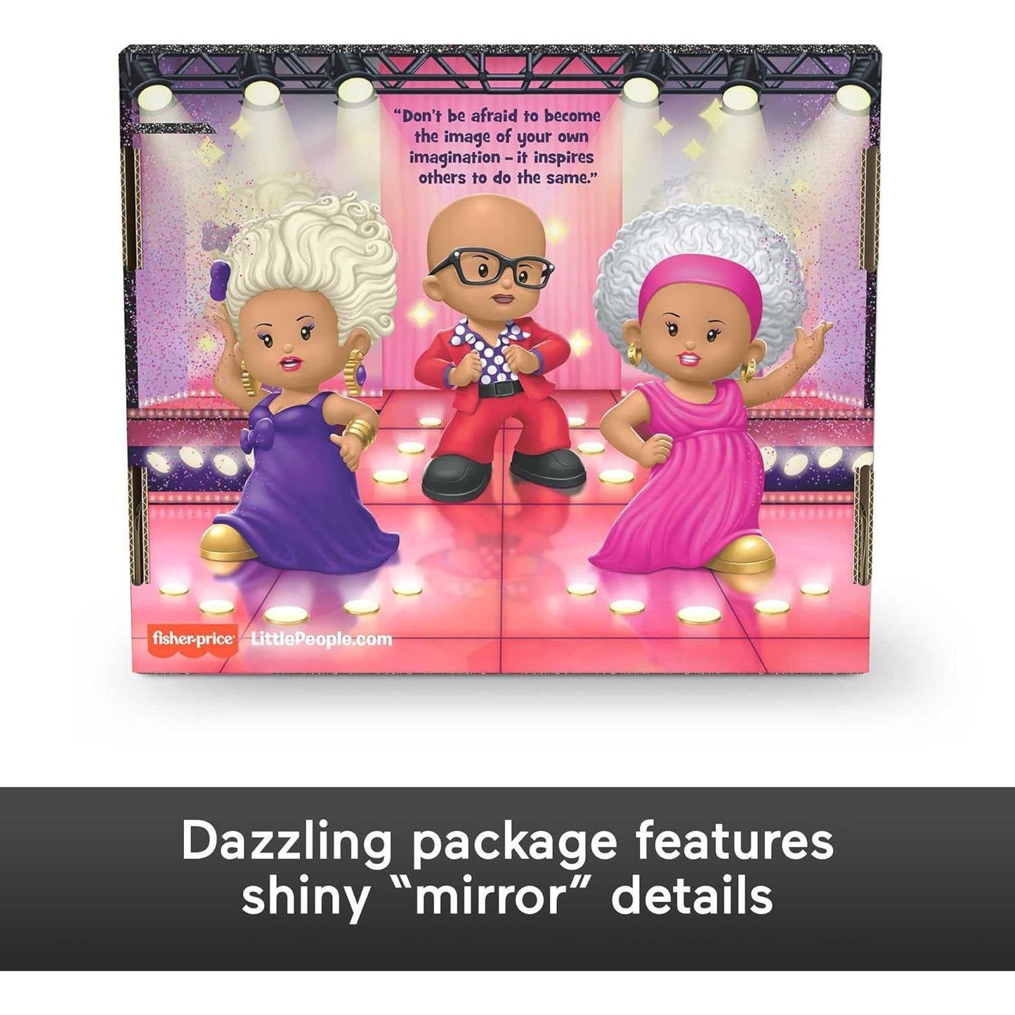 Little People Collector Rupaul Special Edition Set, 3 Figures in a Display Box by Fisher Price