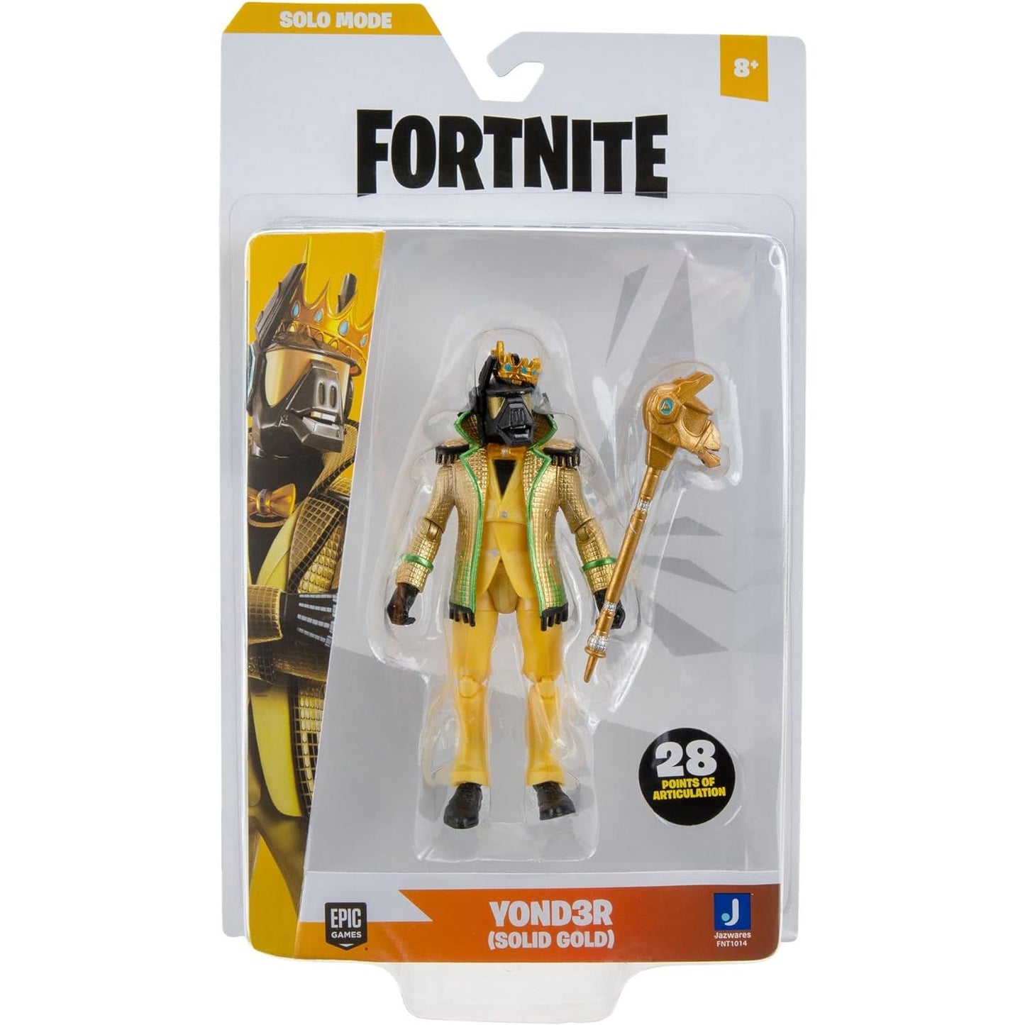 Fortnite Vond3r Gold 4 Inch Figure with 28 Points of Articluation