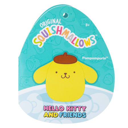 Squishmallows Pompompurin From Hello Kitty and Friends 6.5 Inch