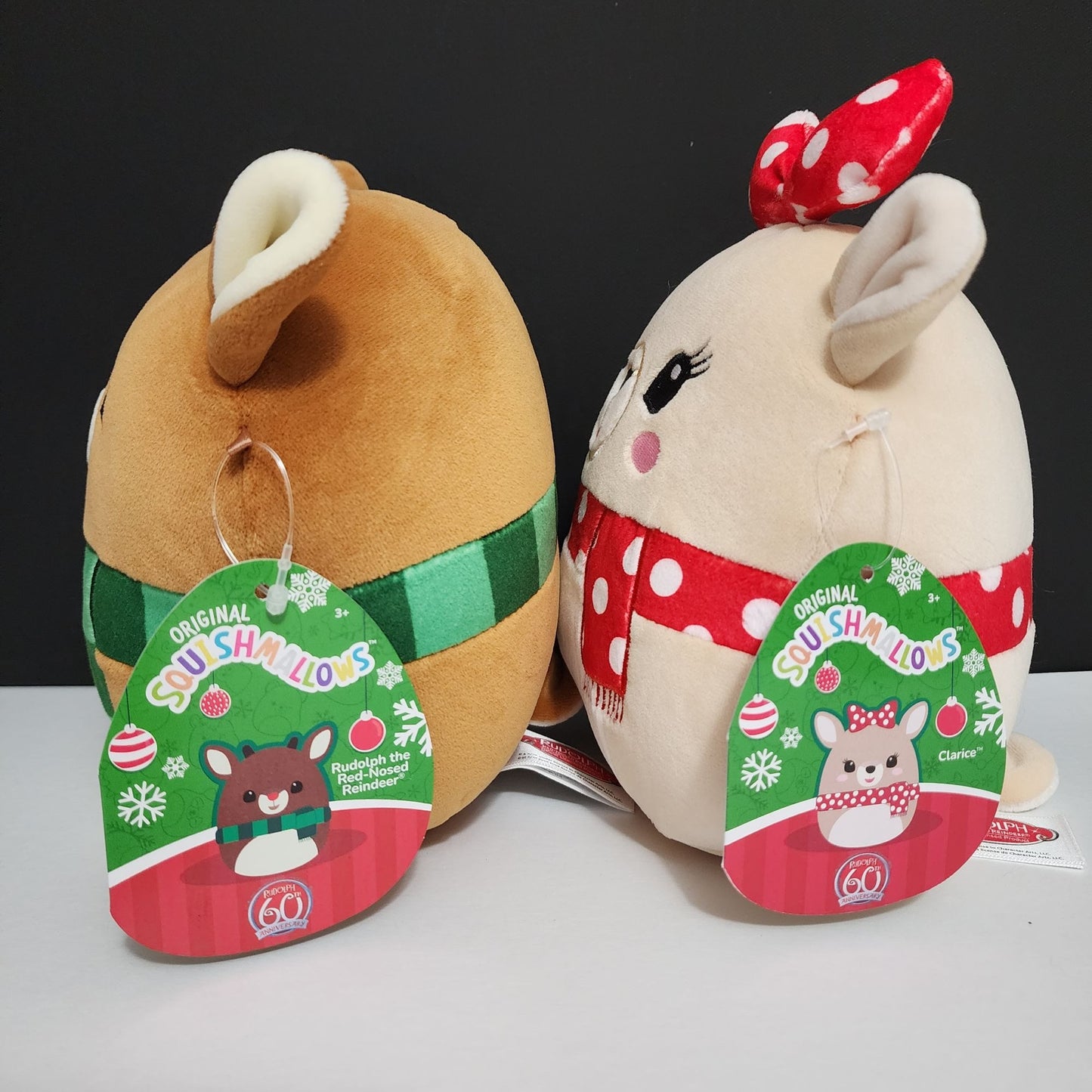 Rudolph and Clarice Rudolph's 60th Anniversary 2024 Squishmallows Set of 2