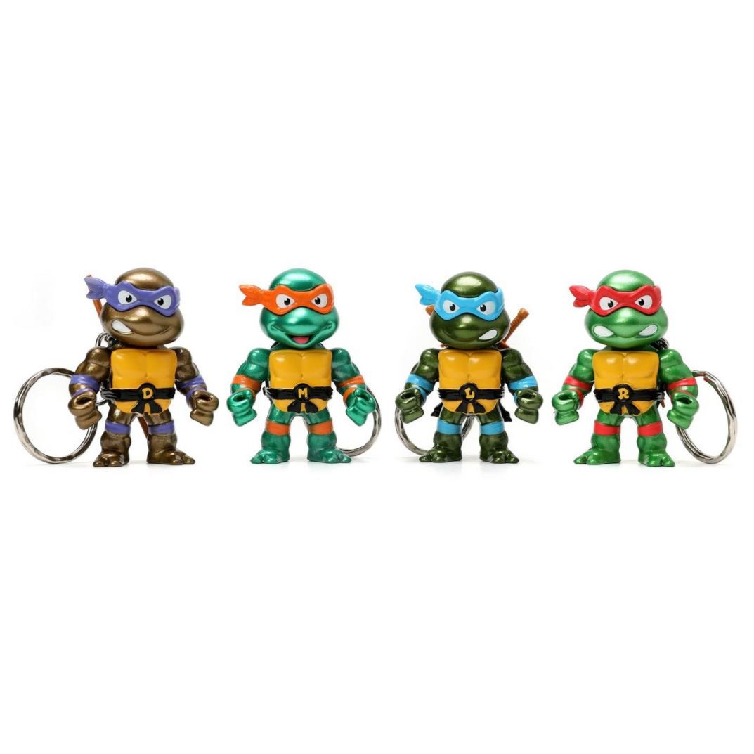 Teenage Mutant Ninja Turtles Die Cast Keychains 4 Pack Exclusive