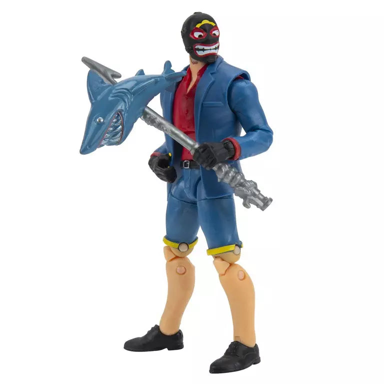 Fortnite Shark Henchman 4 Inch Figure with 28 Points of Articulation