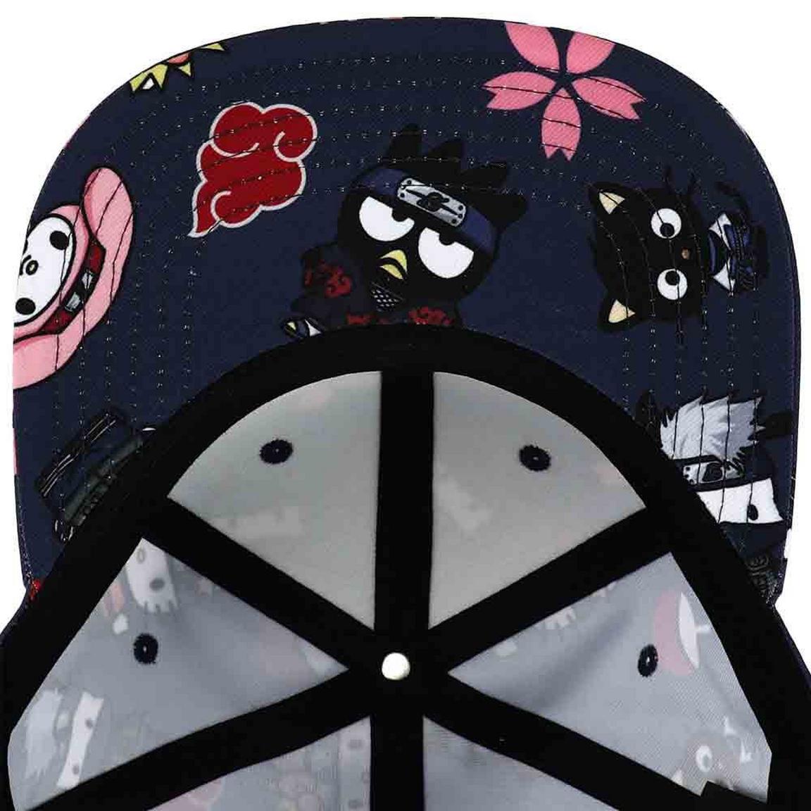 Naruto X Sanrio Limited Edition AOP Snapback Hat By Bioworld