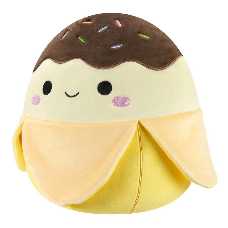 Squishmallows Junie the Chocolate Covered Banana 12 Inch Rare Select Series