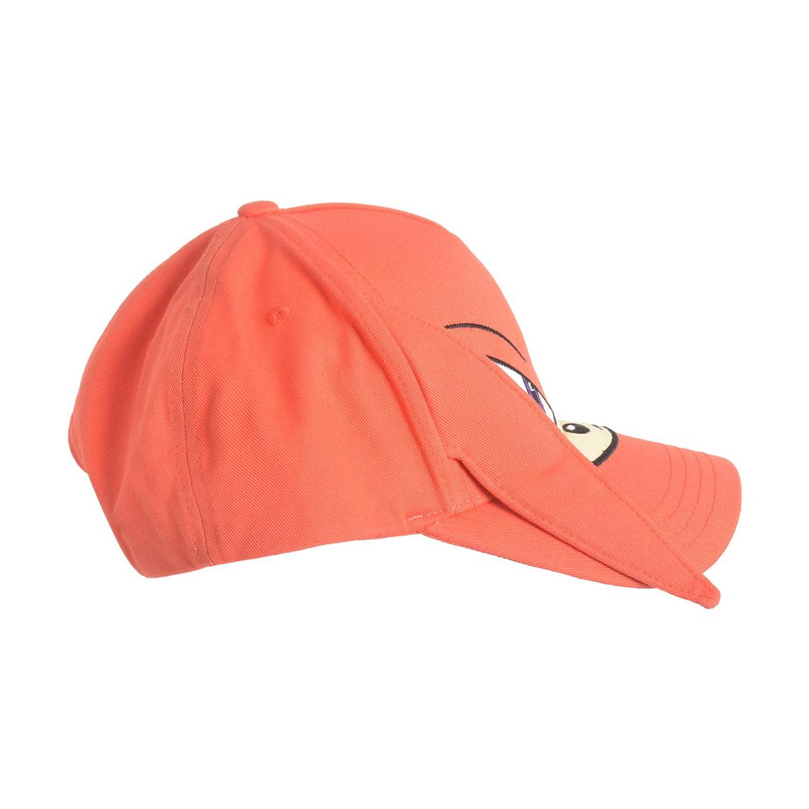 Sonic the Hedgehog Knuckles 3D Quills Face Snapback Hat with Ears