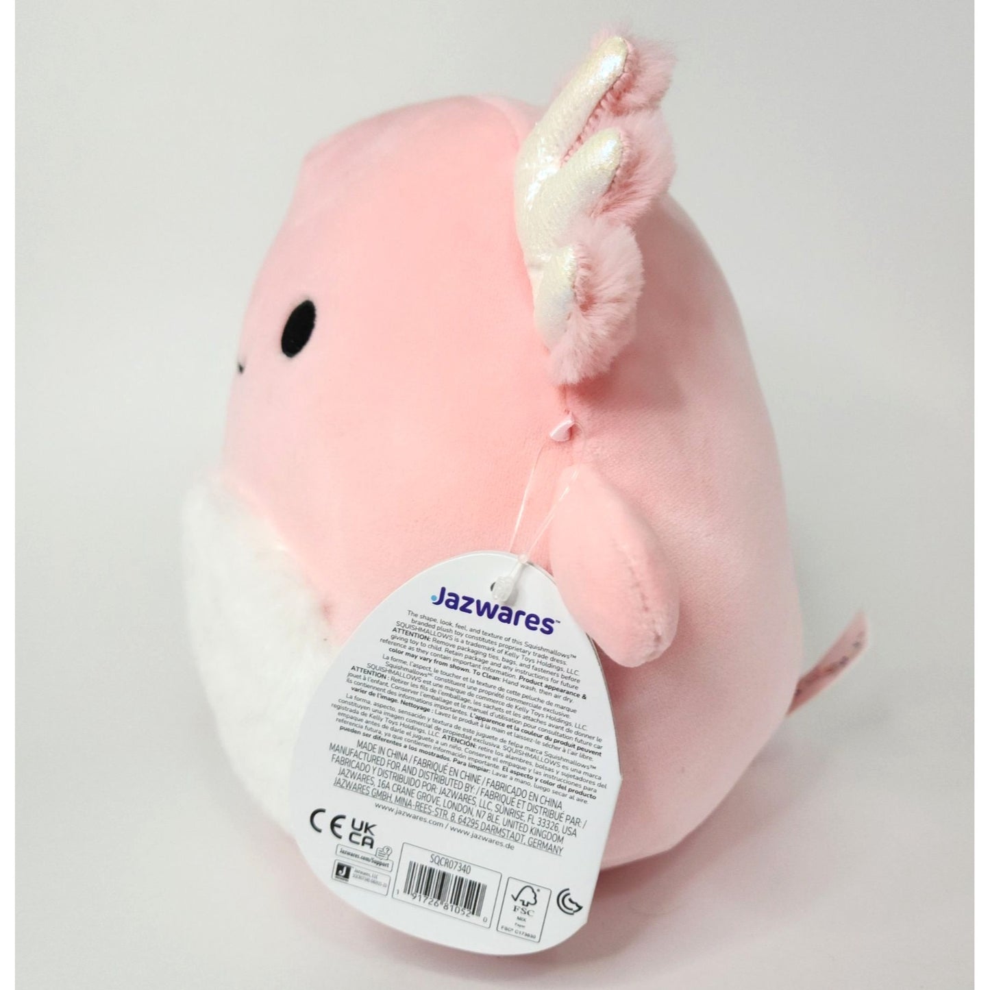 Original Squishmallows Archie Pink Axolotl 8 inch Cracker Barrel Exclusive