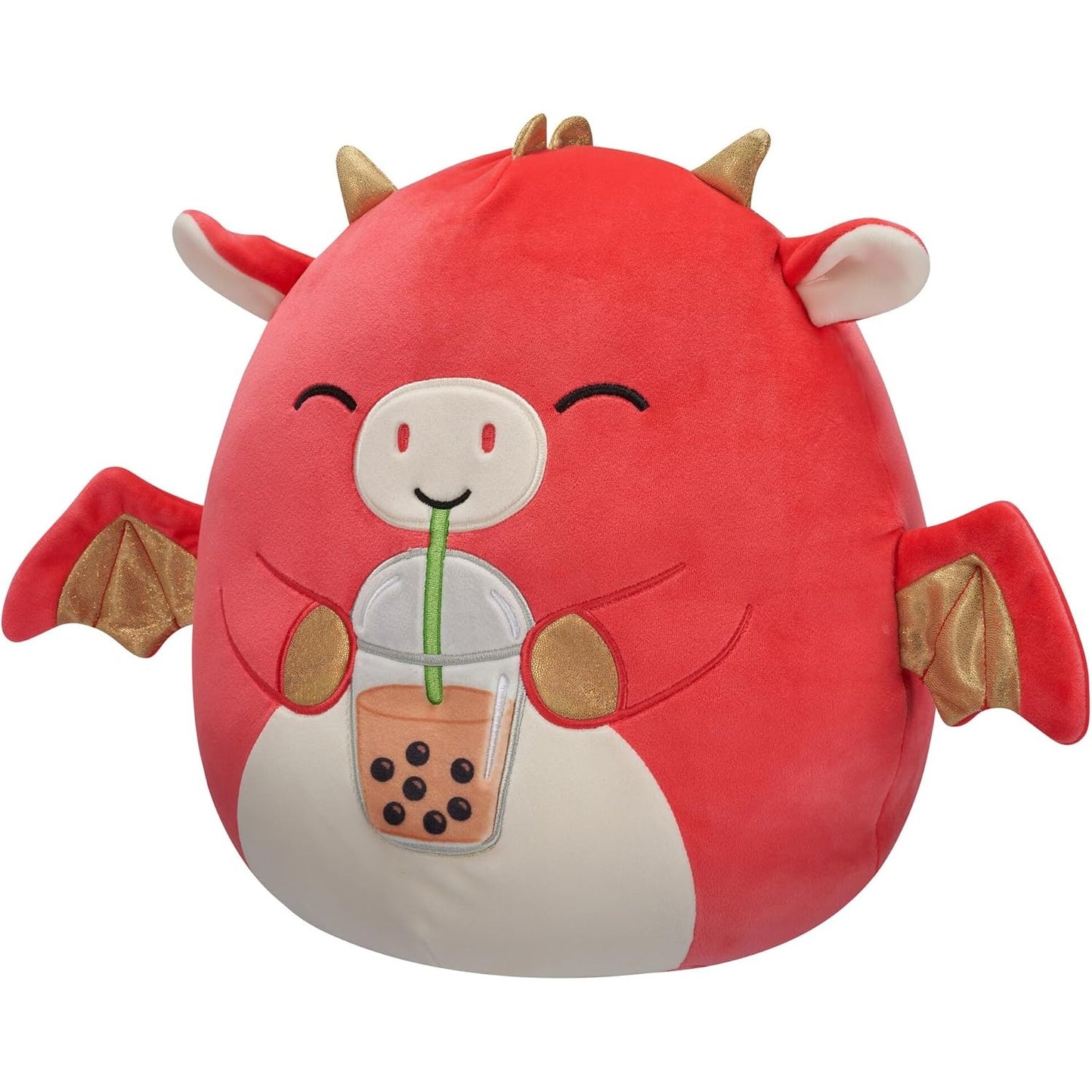 Squishmallows Baiden the Dragon with Boba Drink 5 Inch