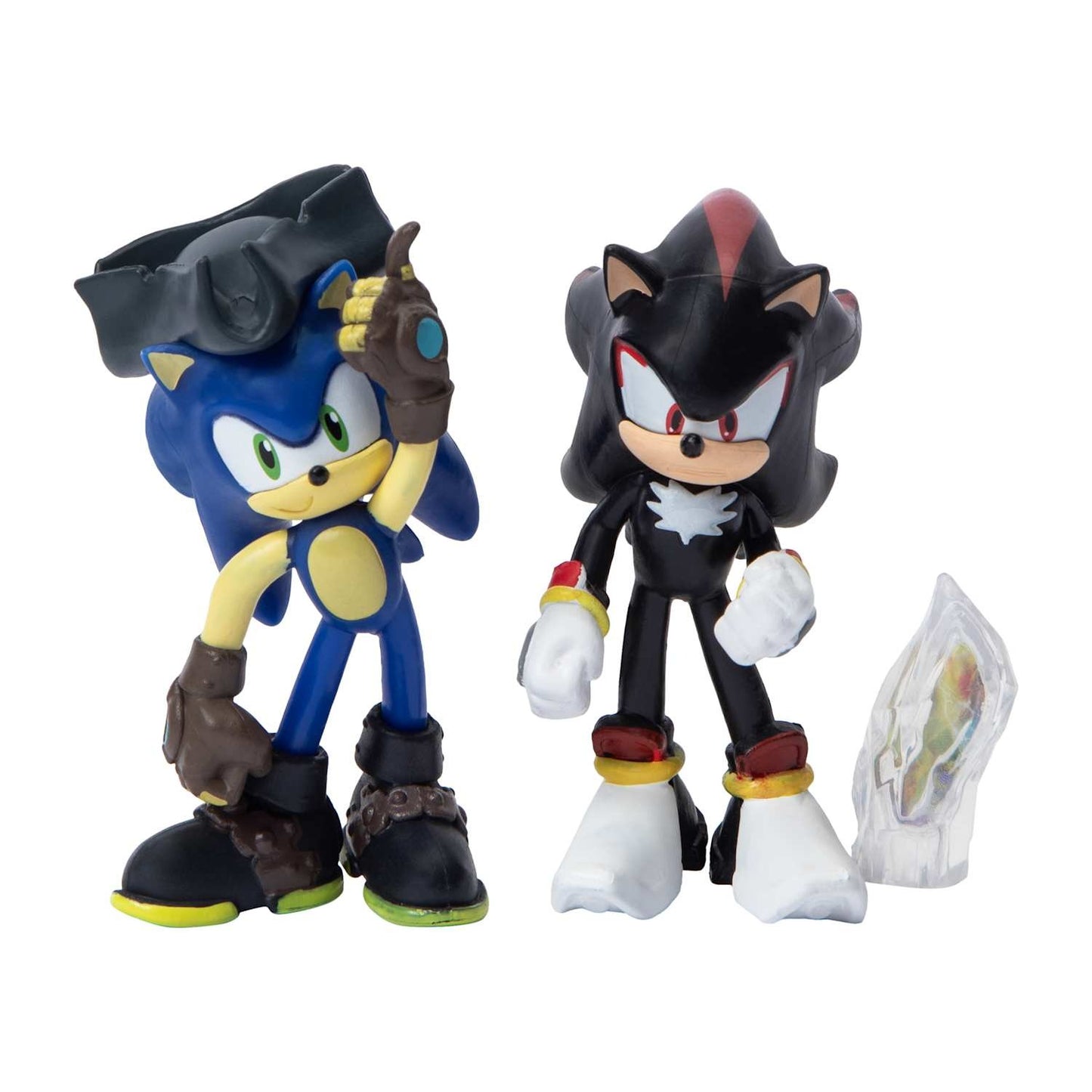 Netflix Sonic Prime Sonic and Shadow Collectible Figures 2 pack