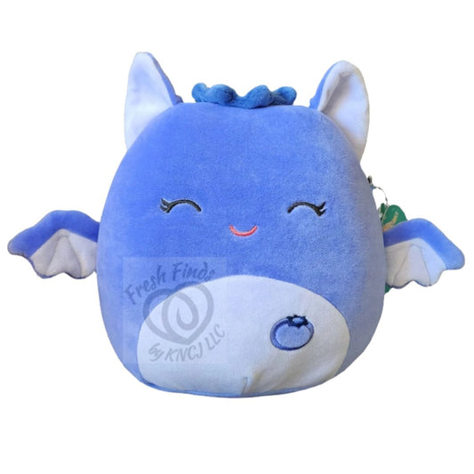 Squishmallows Bessie the Blueberry Bat 8 Inch Fruit Squad