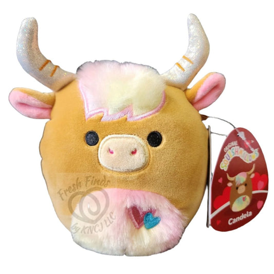 Squishmallows Candella the Longhorn Highland Cow 5 Inch