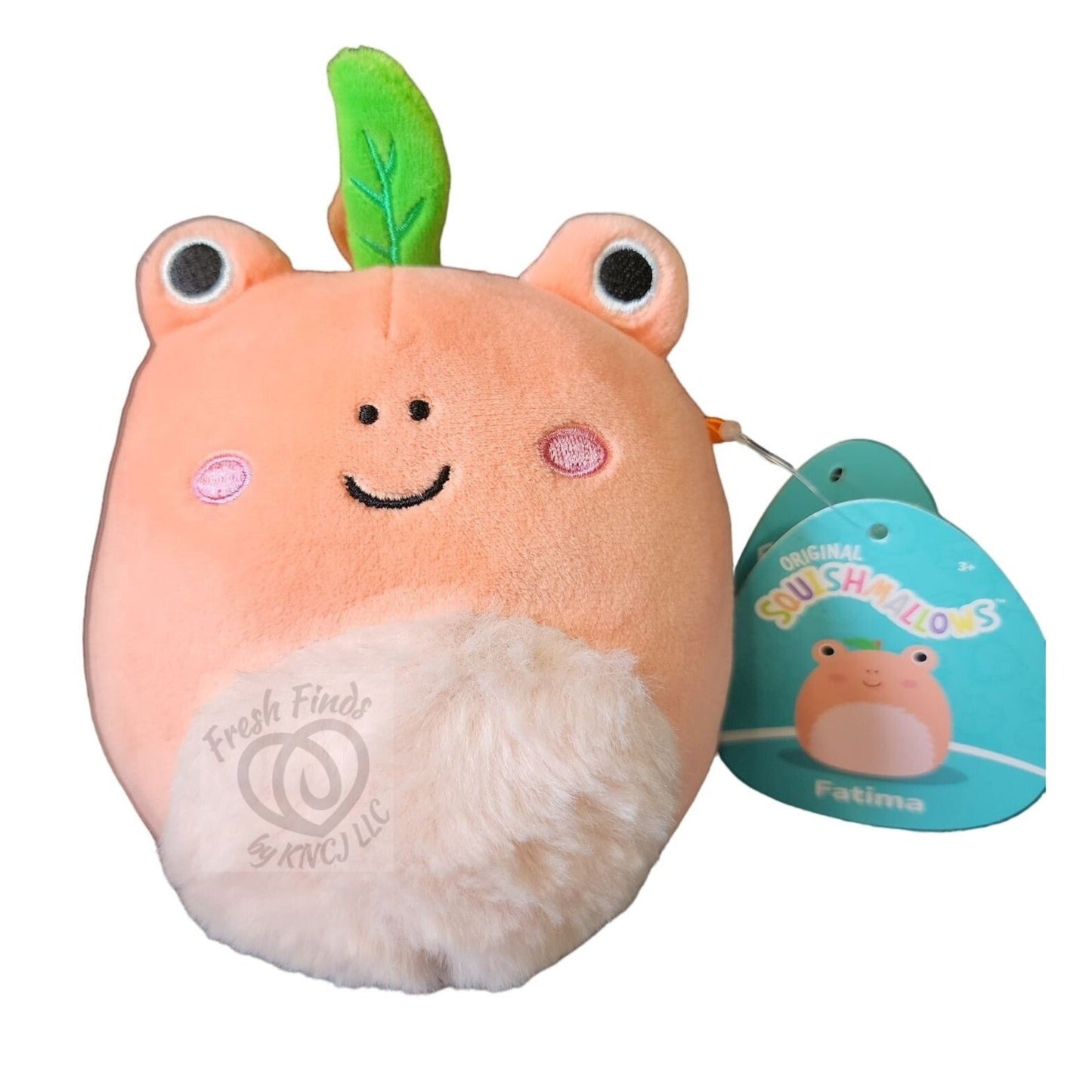 Squishmallows Fatima the Peach Frog 5 Inch Exclusive