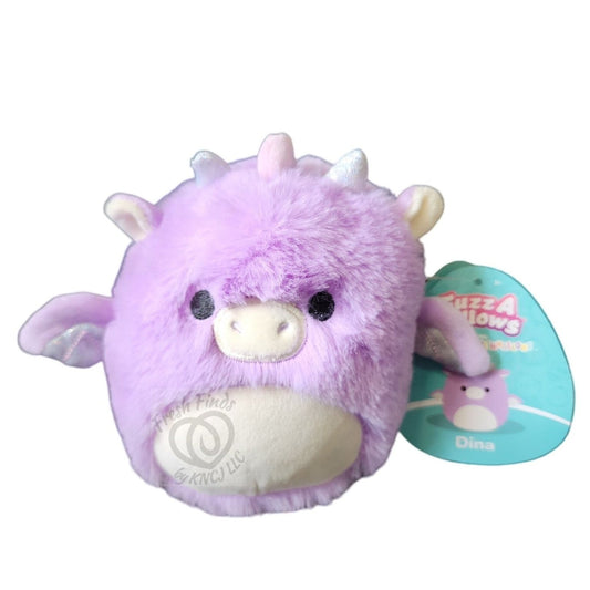 Squishmallows Dina the Dragon Fuzzamallows 5 Inch