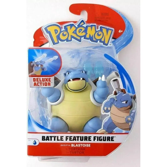 Pokemon Blastoise Battle Feature Action Figure With Water Blasters by Jazwares