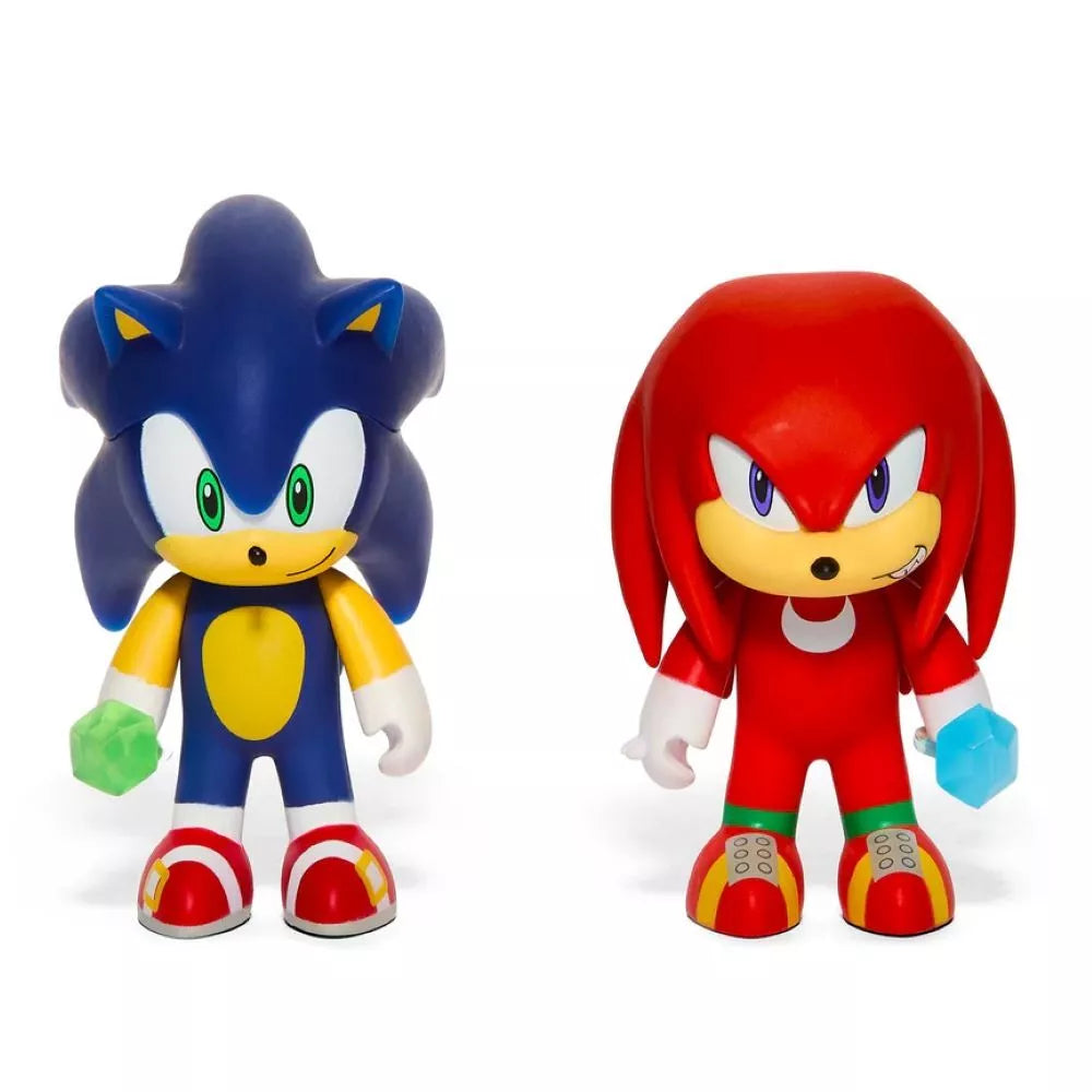 Sega Sonic the Hedgehog 3 Inch Sonic and Knuckles Premium Vinyl Figure 2 Pack