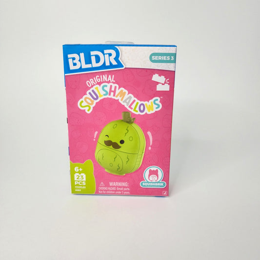Original Squishmallows BLDR Series 3 Charles The Pickle 23-Piece Buildable Toy For Ages 6+